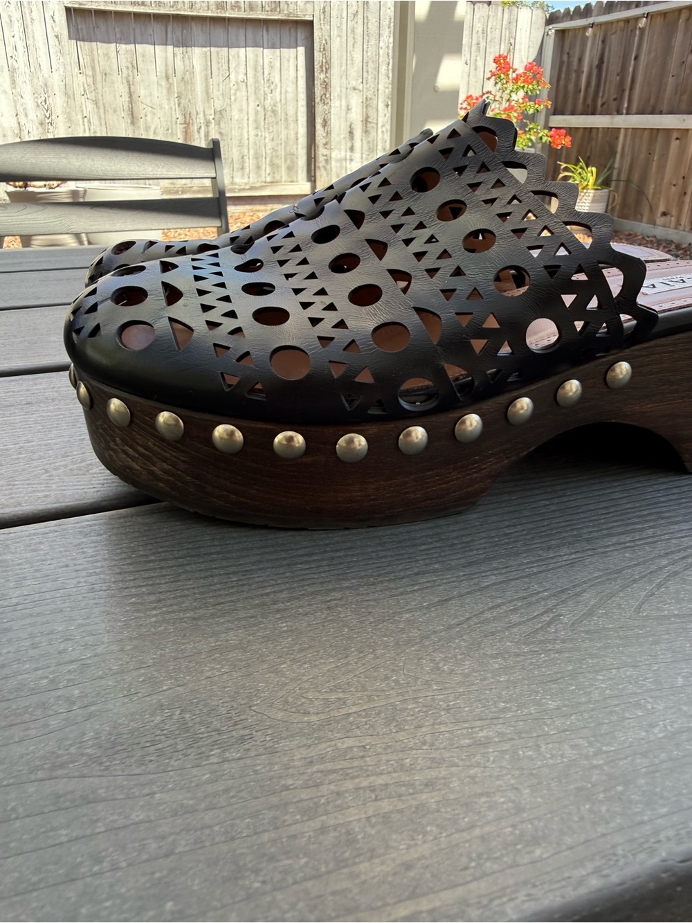 ALAÏA Black Vienne Clogs size 40 - Picture 11 of 12
